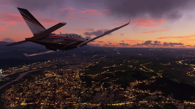 Der Flight Simulator eignet sich gleichermaßen für Spaßausflüge genauso wie für professionellere Sicht- oder Instrumentenflüge. 