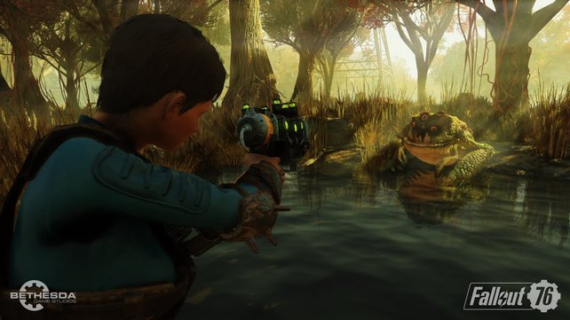 Entfernte Verwandte der Hypno-Toad aus Futurama? Egal! Dank ordentlicher Shooter-Mechanik hat sich das Thema gleich erledigt.