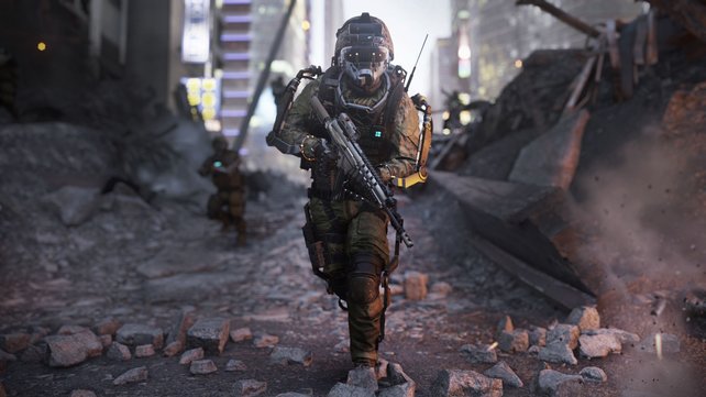 Futuristische Kriegstechnik steht in Call of Duty - Advanced Warfare im Mittelpunkt.