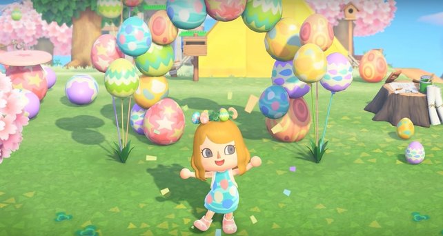 Feiert Ostern in Animal Crossing: New Horizons.