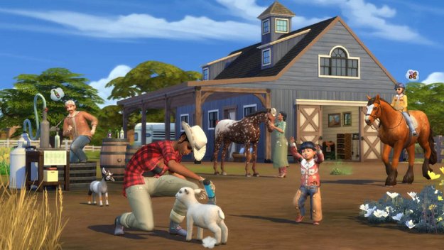 Auf euch warten viele neue Aufgaben. Kümmert euch um eure Pferde und lebt das idyllische Ranch-Leben. (Bild: Electronic Arts)