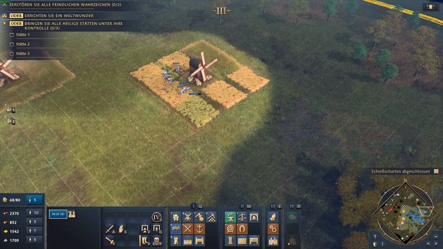 Age of Empires 4 | Fields are a reliable source of food You can use fields to generate food independently in exchange for wood.