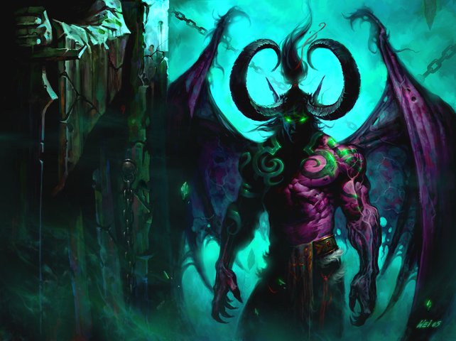 Ein wesentlicher Bestandteil der Geschichte der Erweiterung The Burning Crusade: Illidan.