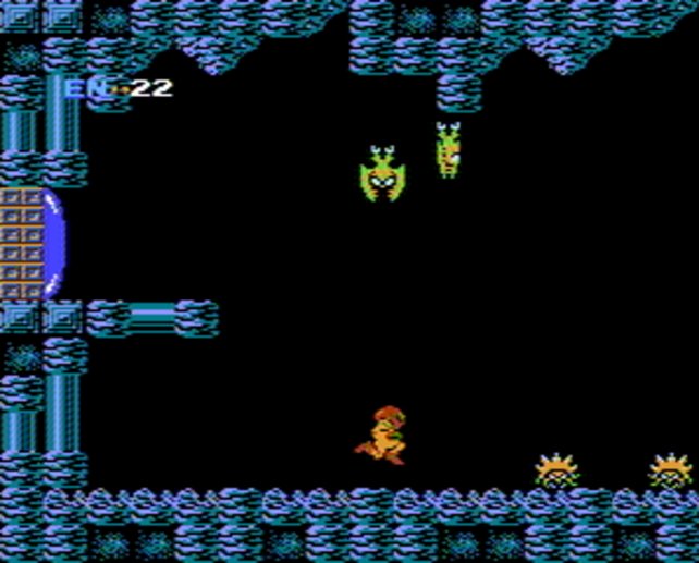 Der Spielablauf von Metroid orientiert sich an den Marios Sprüngen und der frei erkundbaren Welt von Zelda.