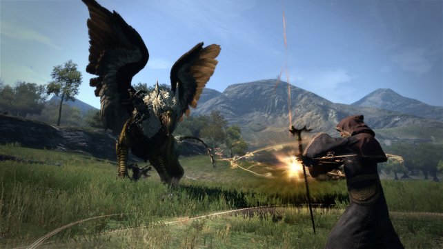 Große Drachen und mächtige Magie gibt´s bei Dragon's Dogma.