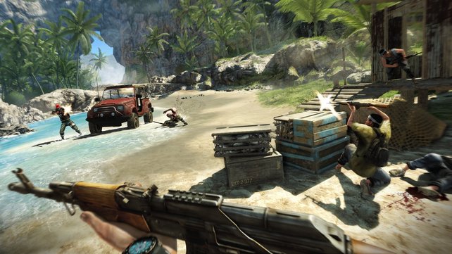 Insel-Abenteuer in Far Cry 3 - auch kooperativ eine echte Herausforderung.
