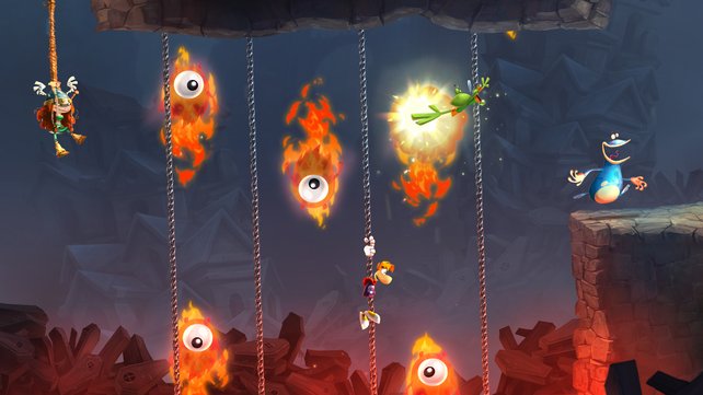 Zu viert: Mit bis zu vier Spielern könnt ihr die Levels an einer Konsole unsicher machen.