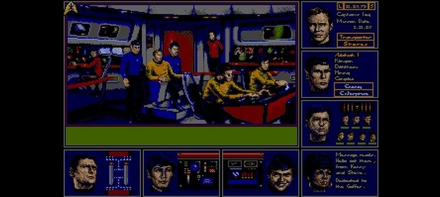 Ein Blick auf die Brücke der Enterprise (Star Trek: The Rebel Universe)
