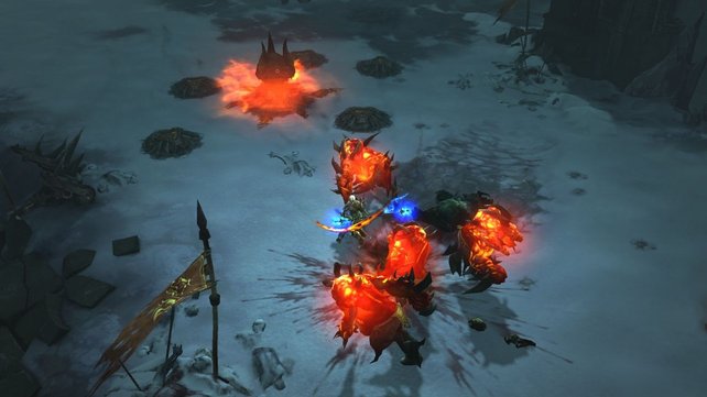 Kämpfen und Gegenstände einsacken - das macht in Diablo 3 Laune.
