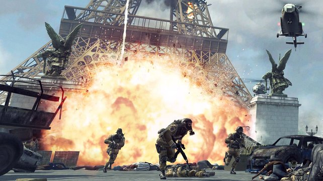 Der Krieg tobt in Modern Warfare 3 unter anderem mitten in Paris.