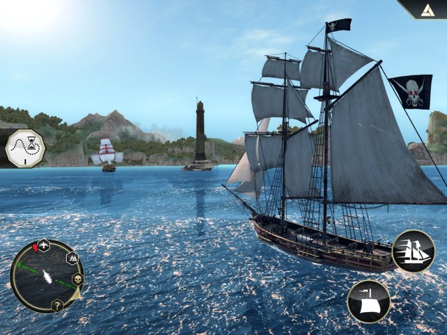 Dank eigenem Piratenschiff bereist ihr viele Karibikinseln.