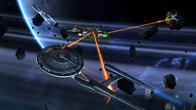 Die Weltraumkämpfe in Star Trek Online machen eine Menge Spaß und können auch optisch begeistern.