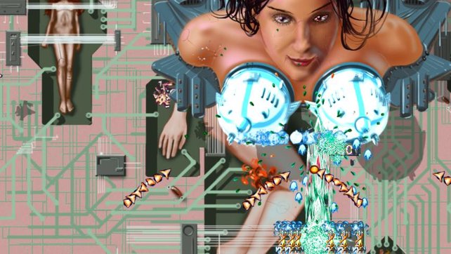 Bizarr: Endgegnerin Mecha Lilith hat Brüste aus Stahl.