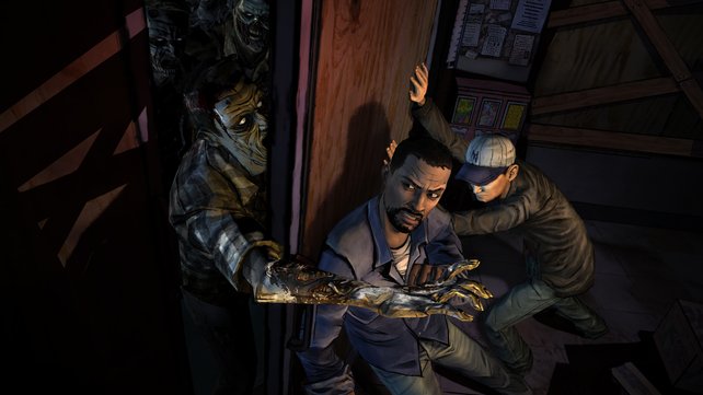 The Walking Dead begeistert durch die krassen Situationen, die ihr bestehen müsst.
