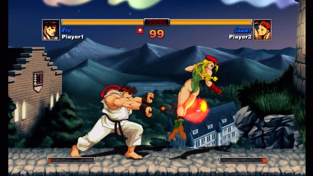 Super Street Fighter 2 Turbo HD sieht klasse aus.