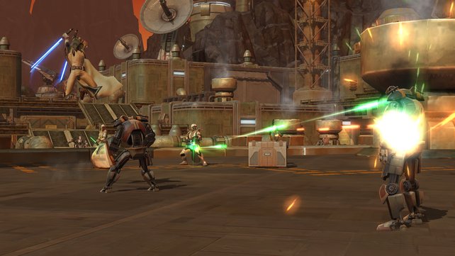 Non-Stop-Action mit Lichtschwert und Blaster
