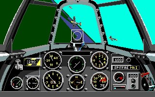 Lucas Arts mischt auch bei militärischen Flugsimulationen mit (hier Their Finest Hour).
