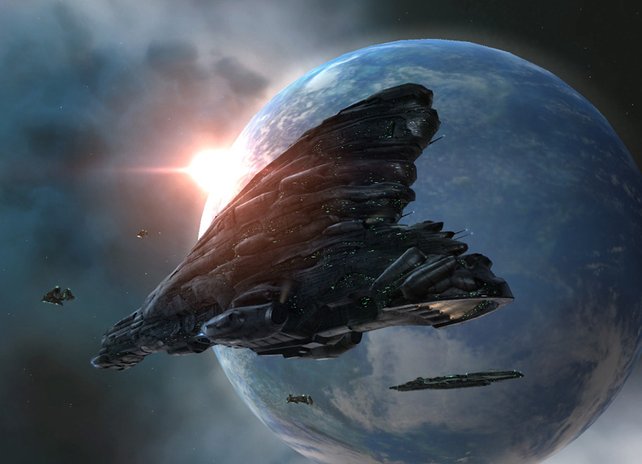 Eve Online schafft trotz des Alters zum Teil wunderschöne Weltraum-Panoramen.