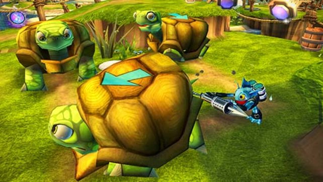 Schiebe die Schildkröten, um einen Weg zu ebnen.