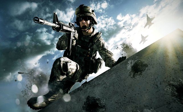 Battlefield 3 zaubert herrliche Lichteffekte auf die Mattscheibe.
