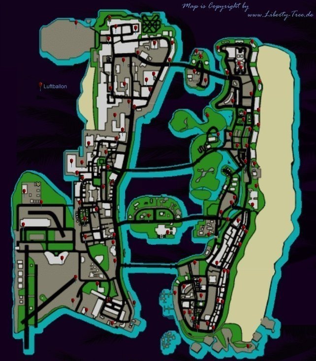 Grand Theft Auto - Vice City Stories - Karten | spieletipps