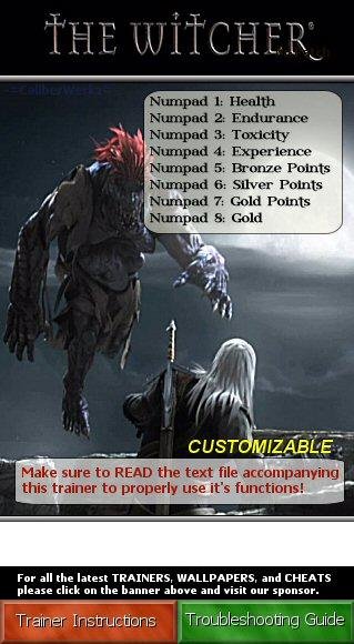the witcher enhanced edition trainer the witcher enhanced edition trainer