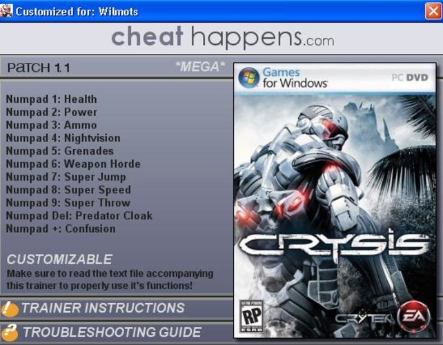 Crysis trainer