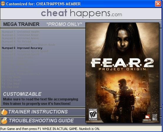 Fear 2 Project Origin Trainer Spieletipps
