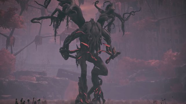 Dieser Bossgegner nennt sich Ent. Der Name ist identisch mit dem der Baumwesen  aus Der Herr der Ringe.