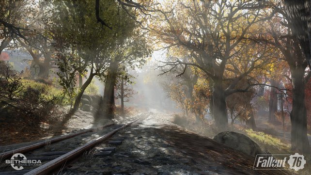 Schöne Lichteffekte und große Weitsicht: Fallout 76 weiß grafisch zu überzeugen.