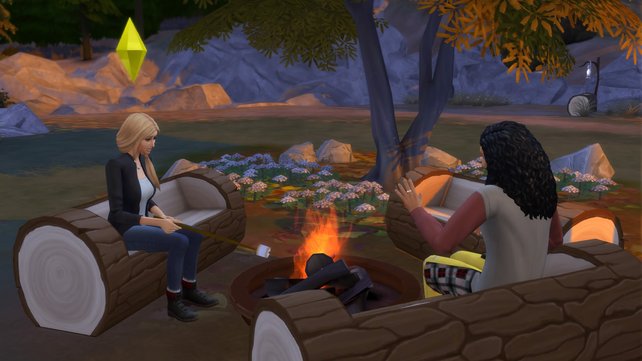 Grillt gemütlich Marshmallows am Lagerfeuer und genießt die Stille der Natur.