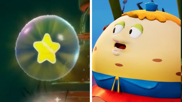 In ihrer Not bleibt Mrs. Puff nichts weiter übrig, als SpongeBob mit der Suche nach den Gute-Nudel-Sternen zu betrauen. (Quelle: Screenshot spieletipps)