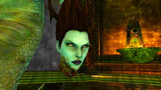 Königin Mytha aus Dark Souls 2: Zerfressen von ihrem Schönheitswahn überlebte sie sogar ihre Enthauptung. Bildquelle: Bandai Namco Entertainment