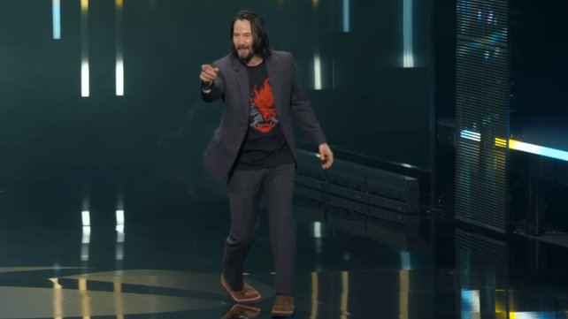 Inzwischen zu einem Meme geworden: Der Moment, als Keanu Reeves "You're breathtaking" ruft.