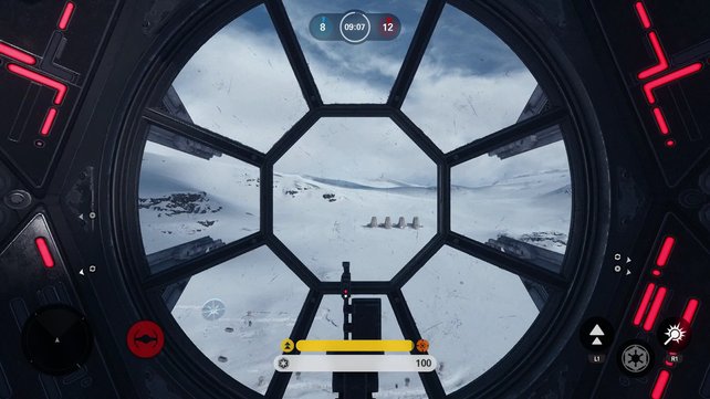 Die Luftkämpfe aus der Cockpitansicht eines Tie-Fighters machen richtig Laune.