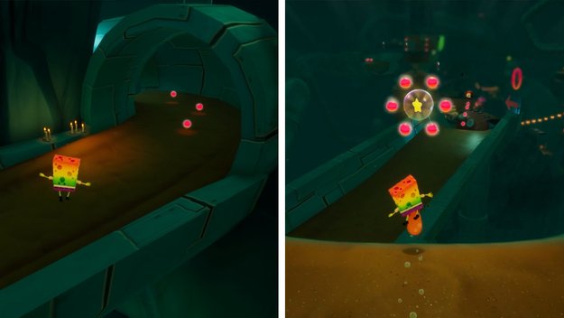 Fundort des ersten Gute-Nudel-Sterns in Rock Bottom. (Quelle: Screenshot spieletipps)