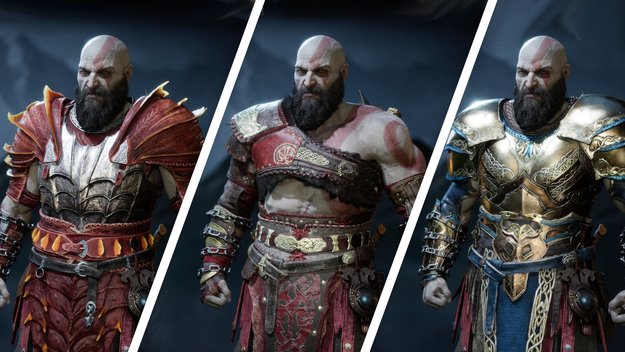 Wir zeigen euch alle Rüstungen für Fashion Victim Kratos in God of War Ragnarök (Quelle: Screenshot spieletipps).