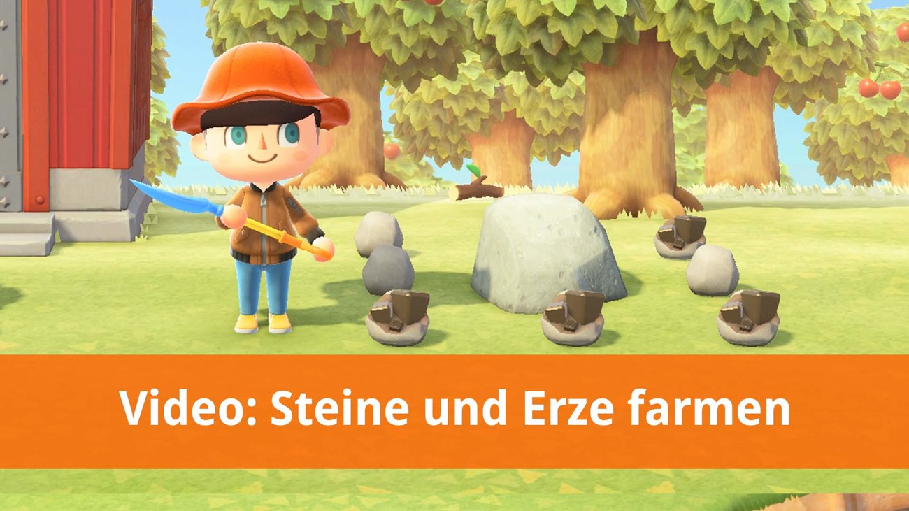 Animal Crossing: New Horizons | Steine und Erze farmen