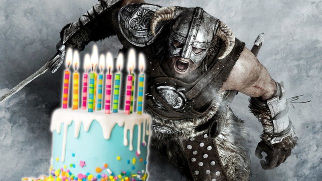 Skyrim hat Geburtstag und bekommt von Bethesda eine Anniversary Edition geschenkt. Bildquelle: Getty Images/ RuthBlack