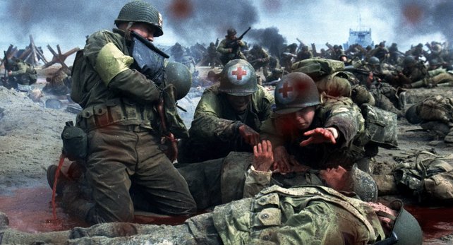 Filme wie "Der Soldat James Ryan" gelten als "Antikriegsfilme" - es gibt aber auch "Antikriegsspiele".