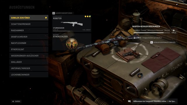 Die Wahl eurer Startwaffe ist sehr wichtig für den Zombie-Modus in CoD: Vanguard.