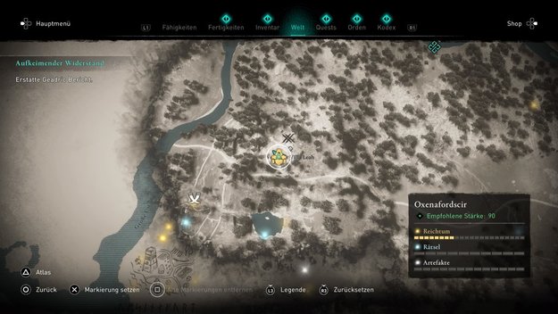 Die Magister-Rüstung befindet sich in Oxenafordscir.