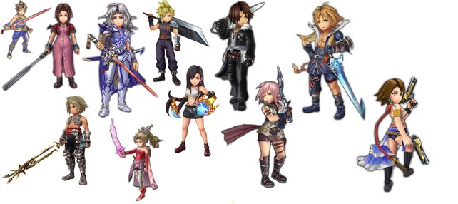 Final Fantasy Explorers Alle Freischaltbaren Charaktere Spieletipps