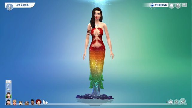 Ob einfarbig oder regenbogenbunt - bei der Gestaltung eurer Meerjungfrau, stehen euch viele Möglichkeiten zur Verfügung.