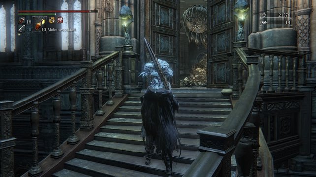 Hinter dieser Tür beginnt der zweite DLC-Bosskampf gegen die „Lebendigen Misserfolge“.