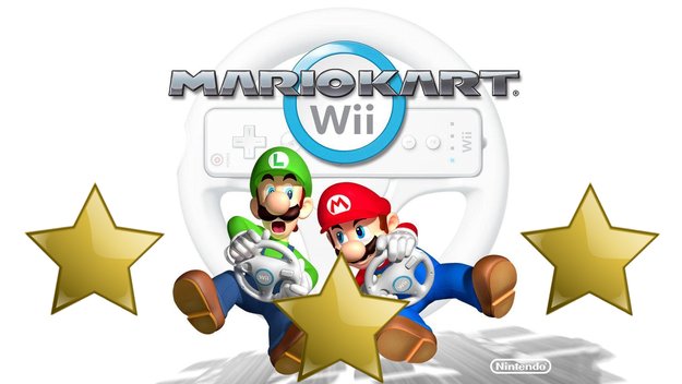 Mit unserem Guide greift ihr in Mario Kart Wii nach den Sternen. (Bildquelle: Spielecover, Pixabay, Bearbeitung spieletipps)