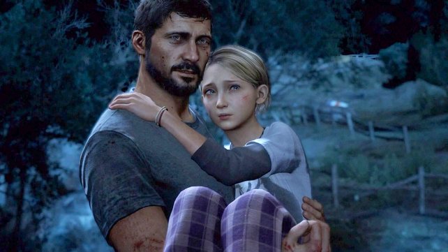 In dieser emotionalen Szene von The Last of Us bleibt kaum ein Auge trocken. (Bildquelle: Naughty Dog)