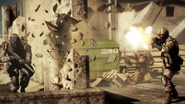 In Battlefield: Bad Company 2 nahm der Zerstörungsgrad neue Dimensionen an. (Bild: Electronic Arts)