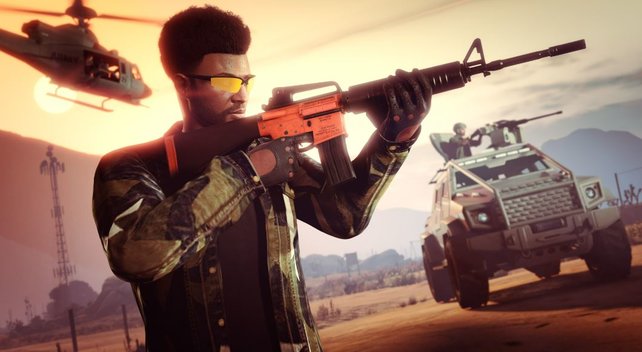 Das M16 ist Teil vom "The Criminal Enterprises"-Update in GTA Online. (Bildquelle: Rockstar Games)