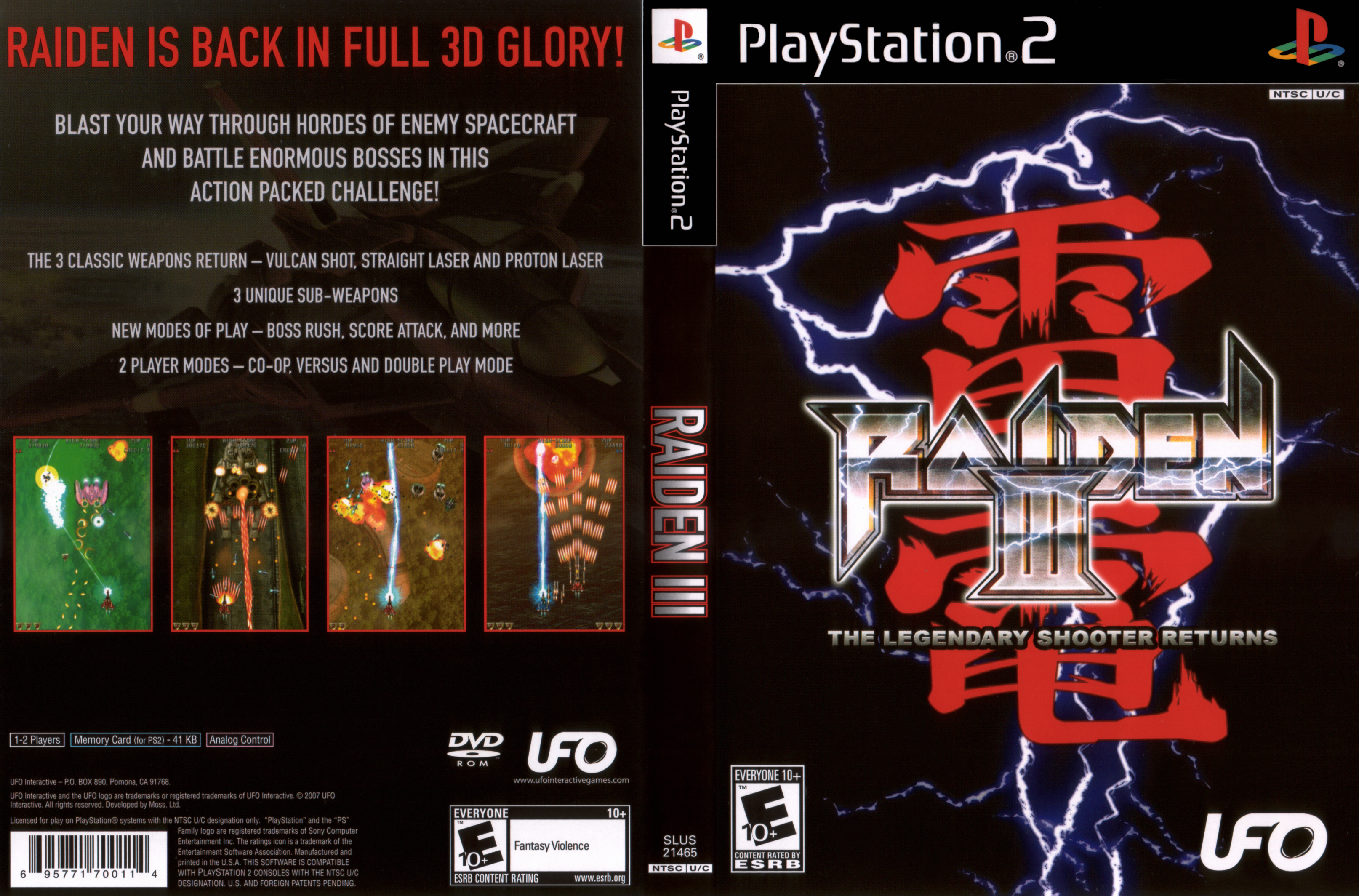 raiden 3 ps2